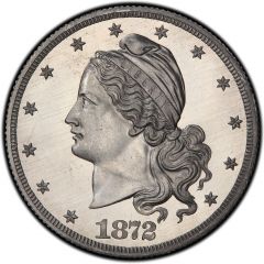10 Dollars `1872 Eagle` Pattern, aluminium