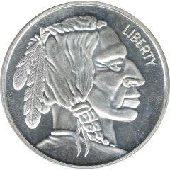 1 oz Silver Indian - Oak Wreath with Shield