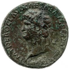 Sestertius - Nero ROMA S C, Roma