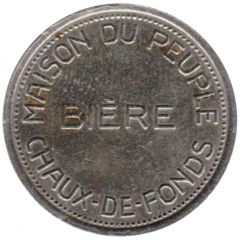 25 Rappen - Beer of Maison du Peuple La Chaux-de-fonds