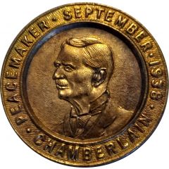 Medal - Neville Chamberlain Munich Agreement 1938