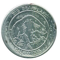 Good Luck Souvenir Token - Big Bear Lake California