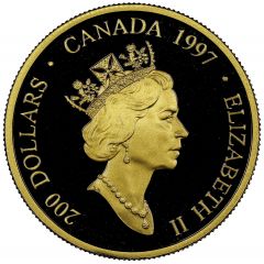 200 Dollars - Elizabeth II Raven Bringing Light to World