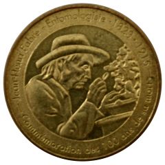 Tourist token - Monnaie de Paris - Saint-Léons - Micropolis - La Cité des Insectes N°5 - Jean-Henri Fabre