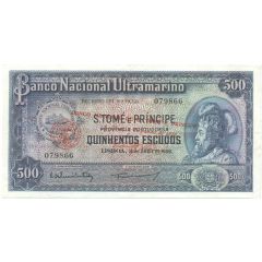 500 Escudos Overprinted on P#39