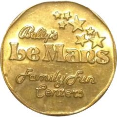Token - Bally`s LeMans Family Fun Centers