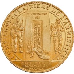 Jeton touristique - Arthus Bertrand - Compiègne - Clairière de l`armistice