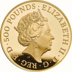 500 Pounds - Elizabeth II Year of The Ox, Gold Proof
