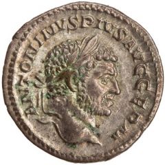 Denarius - Caracalla P M TR P XVIII COS IIII P P, Sol