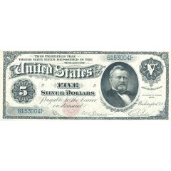 5 Dollars Silver Certificate