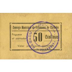 50 Céntimos Villanueva de Córdoba