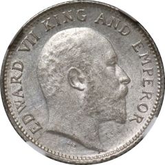 1/4 Rupee - Edward VII