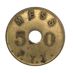 50 Centimes - Bruxelles Monnaie Mess P.T.T.