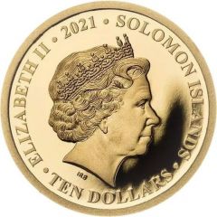 10 Dollars - Elizabeth II Tyrannosaurus Rex