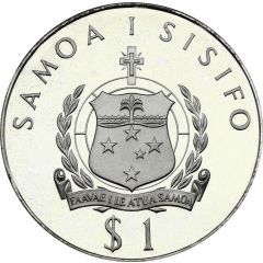1 Tala - Tanumafili II Commonwealth Games, Silver Proof issue
