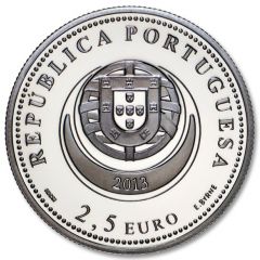 2 1/2 Euros Earrings of Viana do Castelo, silver