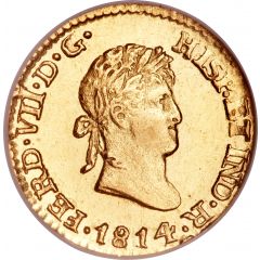 1/2 Escudo - Fernando VII