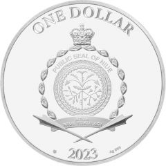 1 Dollar - Charles III Year of the Dragon: 7 elements