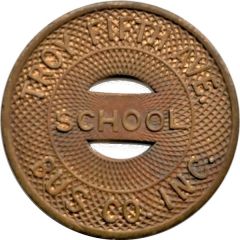 1 School Fare - Troy Fifth Ave. Bus Co. Troy, New York
