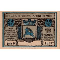 25 Pfennig Sparkasse