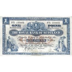 1 Pound Royal Bank of Scotland