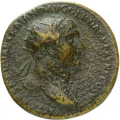 Dupondius - Trajan S P Q R OPTIMO PRINCIPI S C, Felicitas