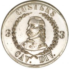 Civil War Token - Custer Third Cavalry Battle of Cedar Creek