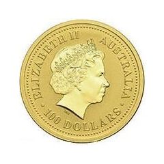 100 Dollars - Elizabeth II 4th Portrait - Kangaroo - Gold Bullion Coin