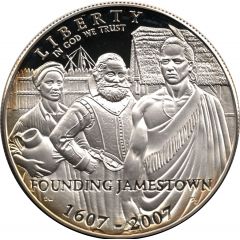 1 Dollar Jamestown 400th Anniversary