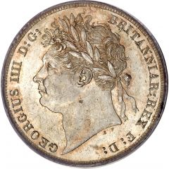 1 Shilling - George IV 1st portrait, 2nd reverse