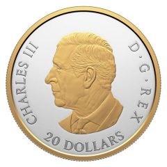 20 Dollars - Charles III Polar Bear