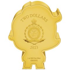 2 Dollars - Charles III Captain Marvel
