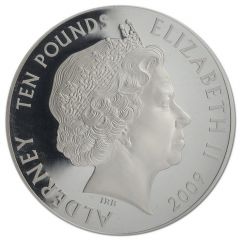 10 Pounds - Elizabeth II Mini, Silver Proof