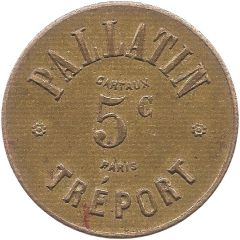 5 centimes - Pallatin - Le Tréport 76