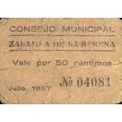 50 Céntimos Zalamea de la Serena