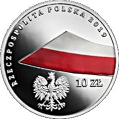 10 Zlotys 100th Anniversary of the National Flag of Poland