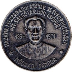 Medal - Sandor Nogradi