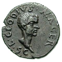 Denarius - Clodius Macer PROPRA AFRICA