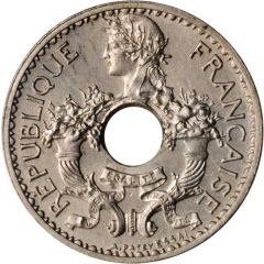 5 Cents Piedfort Pattern