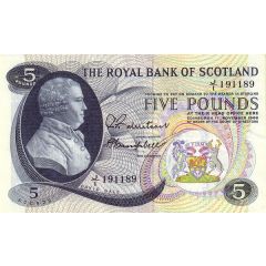 5 Pounds Royal Bank of Scotland