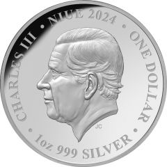 1 Dollar - Charles III Year of the Dragon