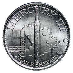 Shell Oil Token - Man In Space Mercury III
