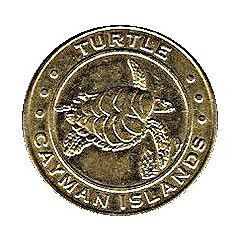 Token - Caribbean Mint Cayman Islands - Turtle