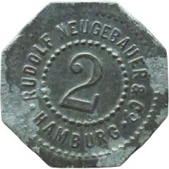 2 Pfennigs - Hamburg Rudolf Neugebauer and Co
