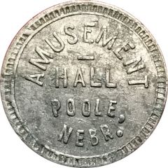 5 Cents - Amusement Hall Poole, Nebr