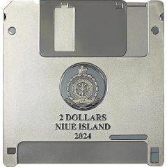 2 Dollars - Charles III Floppy Disk