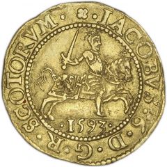 1/2 Rider - James VI 7th coinage