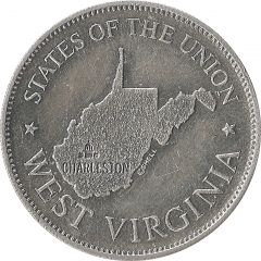 Token - Shell’s States of the Union Coin Game, Version 1 West Virginia