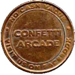 Video Game Token - Confetti Arcade