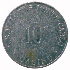 10 francs - Casino SBM/Loews Monte-Carlo
